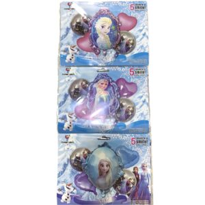 SET DE GLOBO FROZEN/ 5pcs