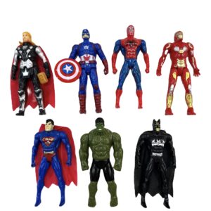 Muñeco avengers y superhéroe / con luz 16cm