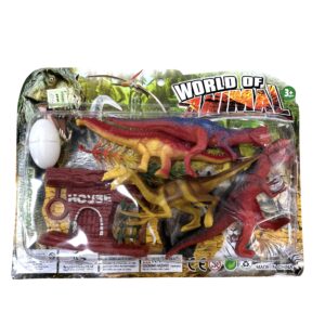 CONJUNTO DE DINOSAURIOS  29*21*4CM