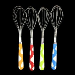 Batidor Manual Mezclador Huevos Café Colores