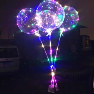 Globo burbuja Alambre Palito sin luz /50cm