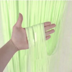 CORTINA LISO COLOR PASTEL VERDE