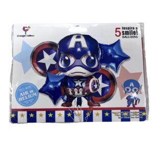 Set de globo capital america 5PCS
