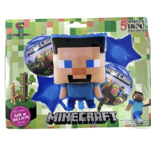 Set de globo minecraft 5PCS