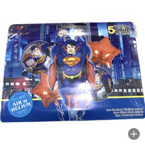 SET DE GLOBO SUPER MAN/ 5pcs