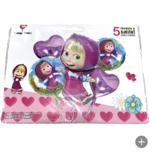 SET DE GLOBO MASHA / 5pcs