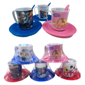 COMBO TAZA CON PLATO Y CUCHARA
