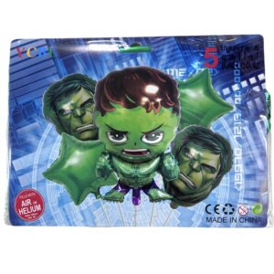 Set de globo hulk 5PCS