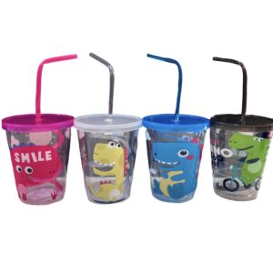 VASO PLATICO DE DINOSAURIOS  350ML
