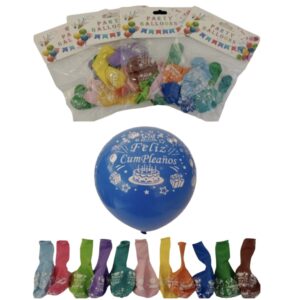 globo feliz cumpleaños *6 color surtido