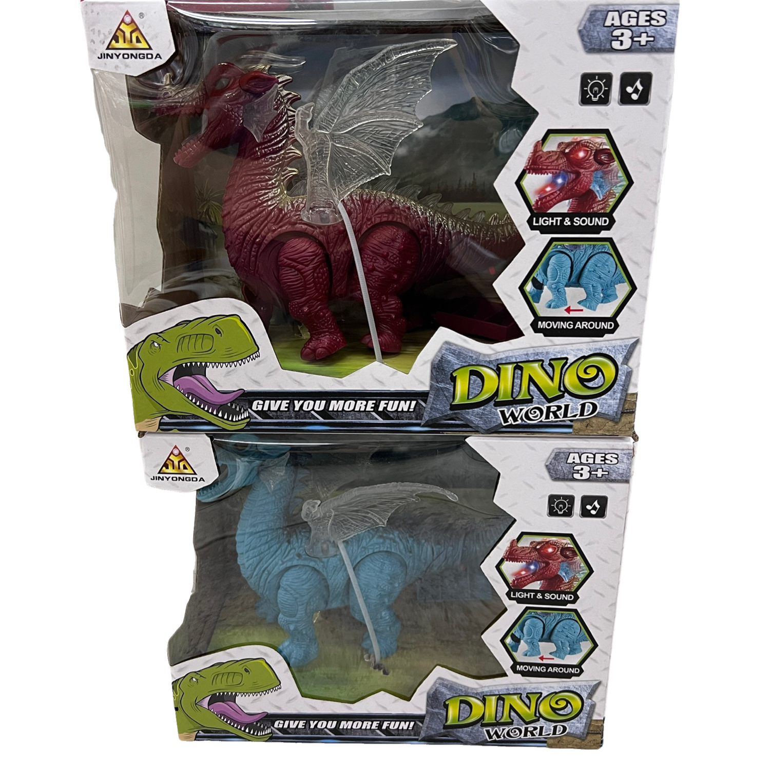 dinosaurio comina con luz y sonido/ 26*20*14cm