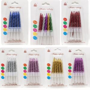 vela torneadas met*10uni/ 5.5cm