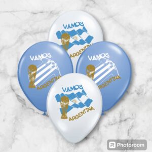 globo argentina*10unidad/ 12pulgada