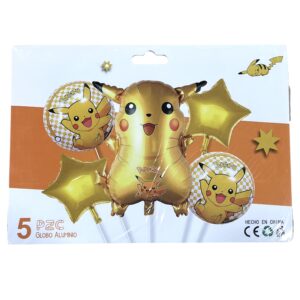 Set de globo Pikachu 5pcs