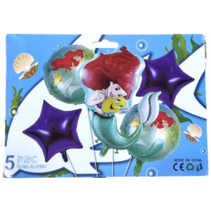 SET DE GLOBO SIRENA/ 5pcs