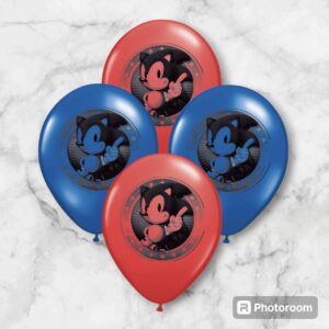 Globo sonic *10unidad/ 12pulgada