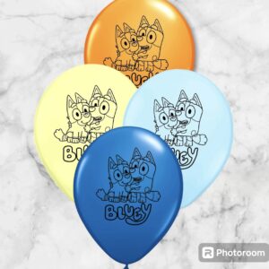 globo bluey*10unidad/ 12pulgada
