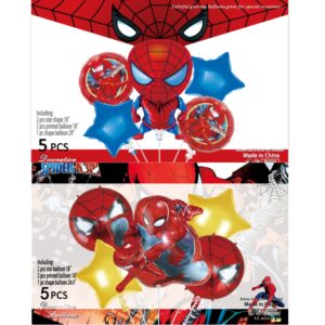 SET DE GLOBO hombre araña /5pcs