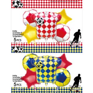 set de globo camiseta /5pcs