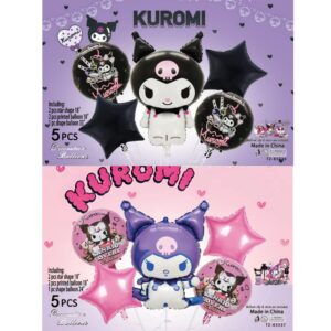 Set de globo kuromi 5pcs