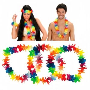 Collar hawaiano multicolor *12uni