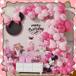 Set De Globo rosa moño*111pcs (Como Se Muestra En La Foto)