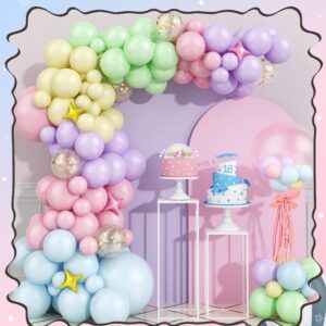 Set de globo pastel * 94pcs （Como se muestra en la foto）