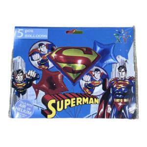 SET DE GLOBO SUPERMAN 5PCS