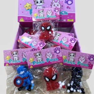 Squishy de hombre araña/ capitan america/ batman