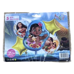set de globo moana 5pcs