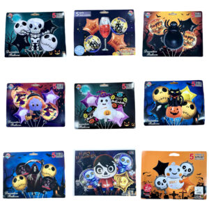 SET DE GLOBO HALLOWEEN /5pcs