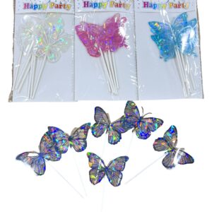 topper de mariposas * 6uni