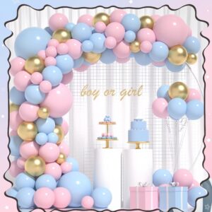 Set de globo rosa y celeste *104pcs (Como Se Muestra En La Foto)