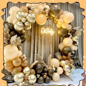 Set de globo dorado *130pcs (Como Se Muestra En La Foto)