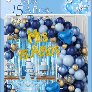 Set de globo 15 azul *54pcs (Como Se Muestra En La Foto)