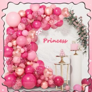 Set de globo rosa  *158pcs (Como Se Muestra En La Foto)