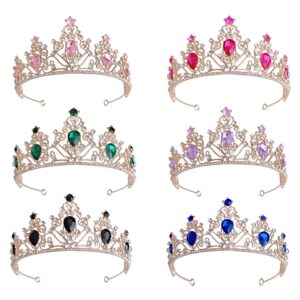 Corona  Tiara de Lujo – Pedrería Brillante acero / 15*6.3cm