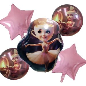 Set Globos Brainrot Tralalero Tralala Capuchina 5pcs
