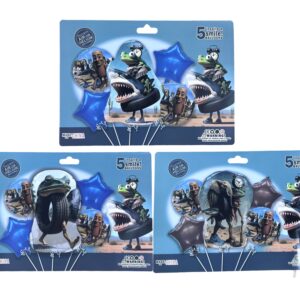 Set Globos Brainrot Tralalero Tralala  5pcs