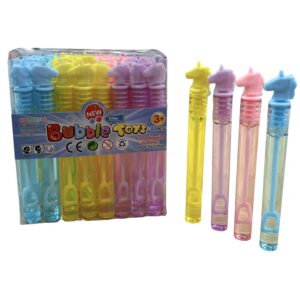 Burbujero de unicornio color pastel *48unidad /11cm