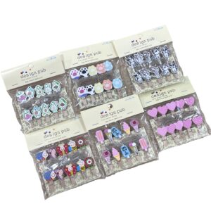 Mini Broches Decorativos – Diseños Surtido / 10uni