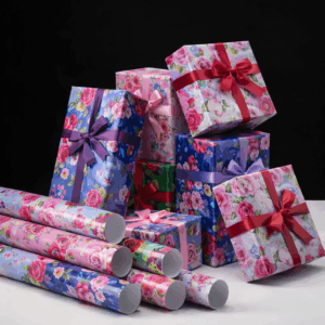 Papel de regalo floral 50*70cm / 20 papel
