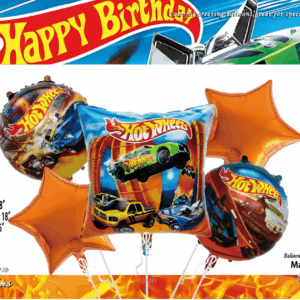 set de globo HOT WHEELS 5pcs