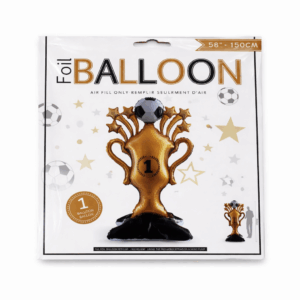 Globo Metalizado Trofeo Fútbol 58” (150 cm)