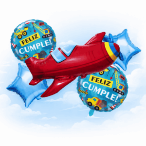 Set de globo avion  5PCS