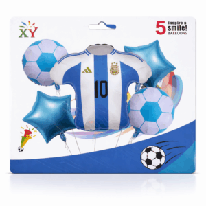 Set de globo camiseta argentina 5PCS
