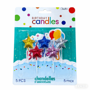 vela 11cm formas Estrella *5uni