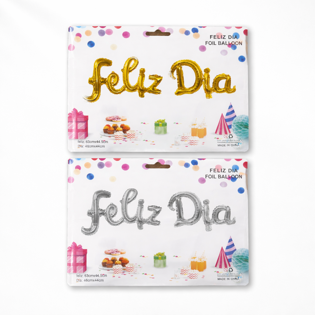 Globos Letras FELIZ DIA