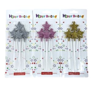 VELA ESTRELLA CON BRILLO *4 UNI