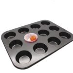Molde X12 Cupcake Muffin Horno Teflon Antiadherente